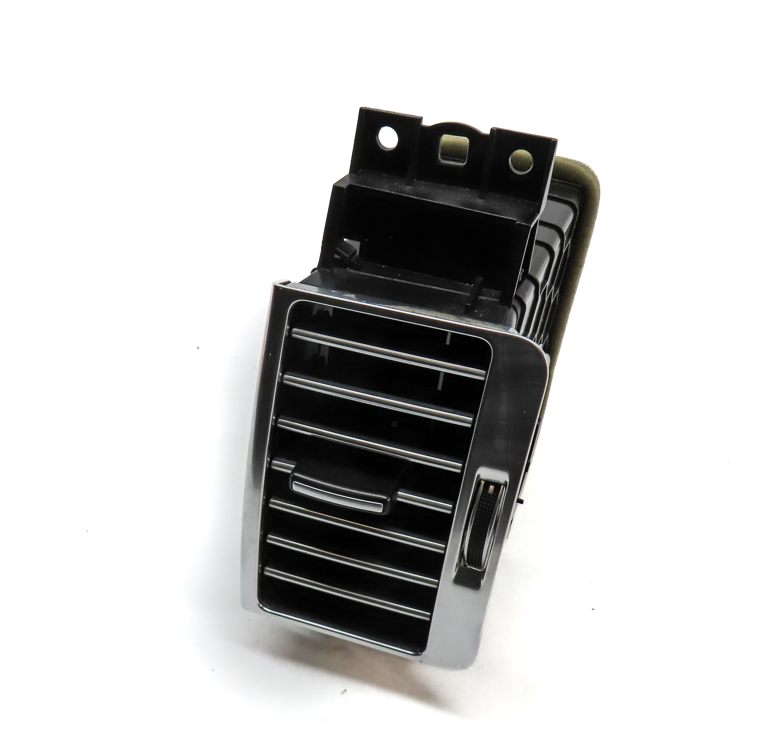 13 RANGE ROVER FRONT RIGHT PASSENGER OUTER DASH HEAT AIR AC VENT(Black & Silver) — exact item pictured